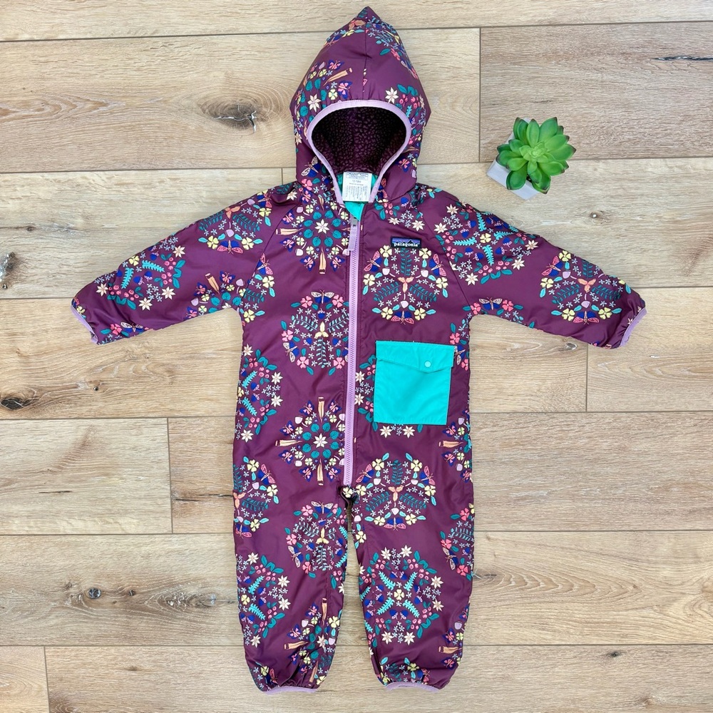 Patagonia Reversible Puff-Ball Infant Bunting - 12-18m